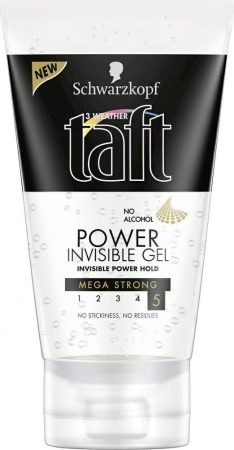 Taft zselé power invisi.150ml